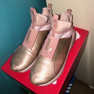 Puma Fierce Metallic Sneaker in Rose Gold Women